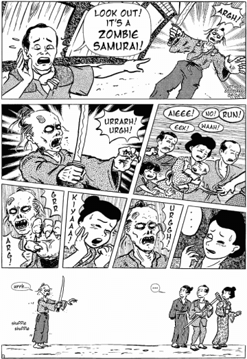 Look Out! It's A Zombie Samurai!