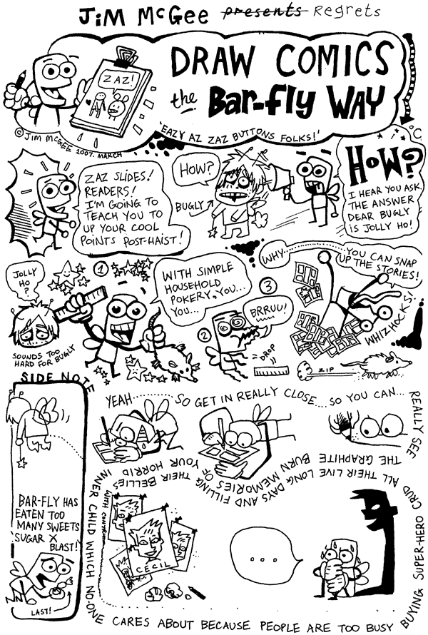 Draw Comics The Bar-Fly Way