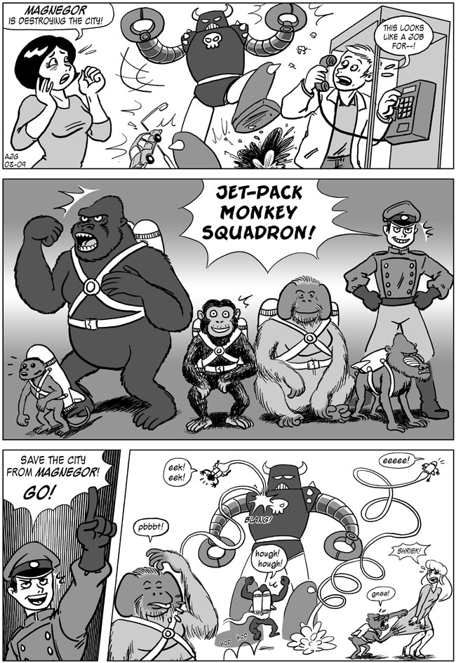 Jet-Pack Monkey Squadron